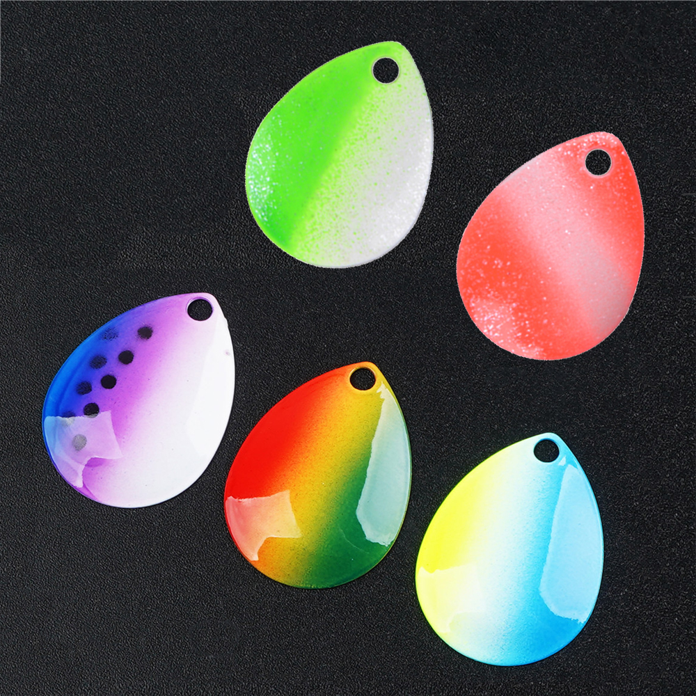 Fishing Lure Blade Bait - 25Pcs fishing lures spinnerbait blades Willow