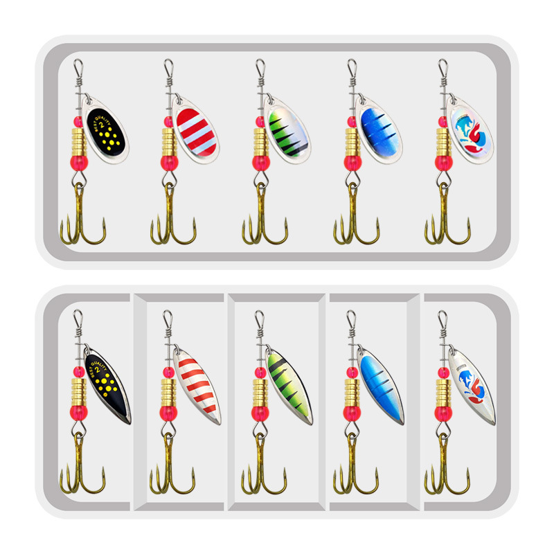 Fishing Lure Spinner - Fishing Lure Spinner Rotation Spoons 10
