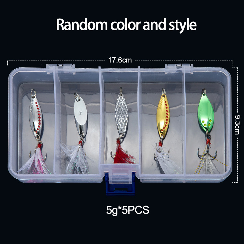 Fishing Lure Spinner - Metal Spoon Spinner Fishing Lure 5g