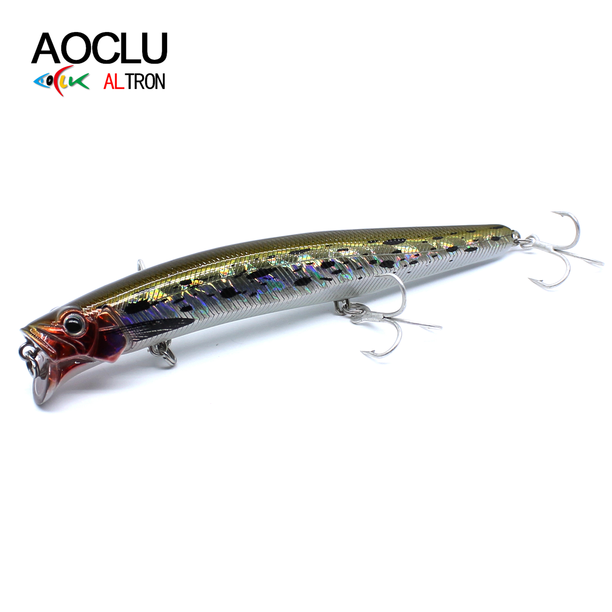 Fishing Lure Popper - AOCLU Jerkbait Floating Wobblers 13cm 21g