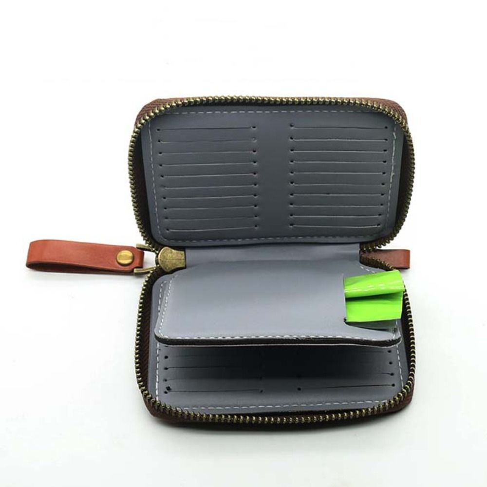 Fishing Lure Spinner - PU Leather Lure Wallet Bag Lure