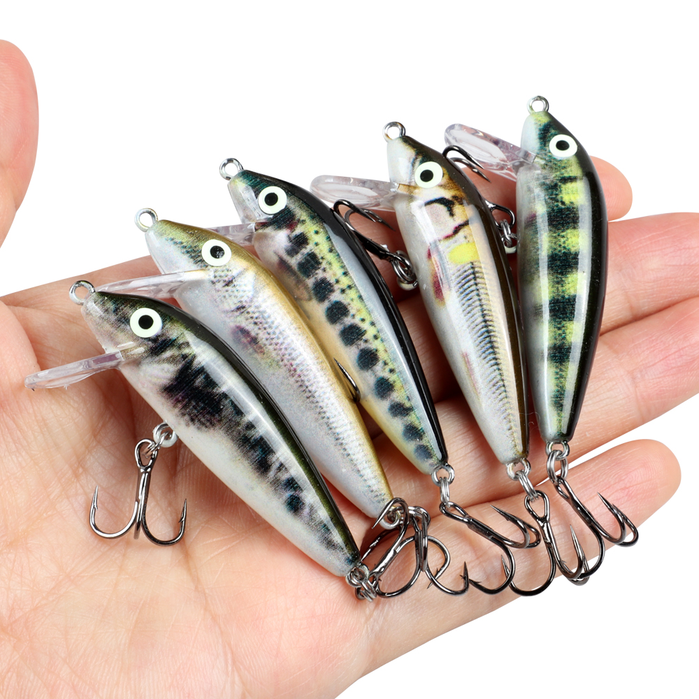 Fishing Lure Jerkbait - 5cm 5g Sinking Minnow Wobblers Fishing