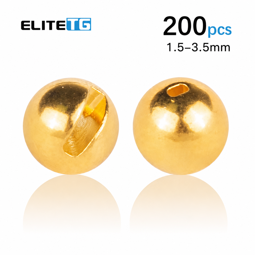 Fishing Lure Soft Plastic - Elite TG 1.5-3.5mm 200PCS Tungsten Slotted
