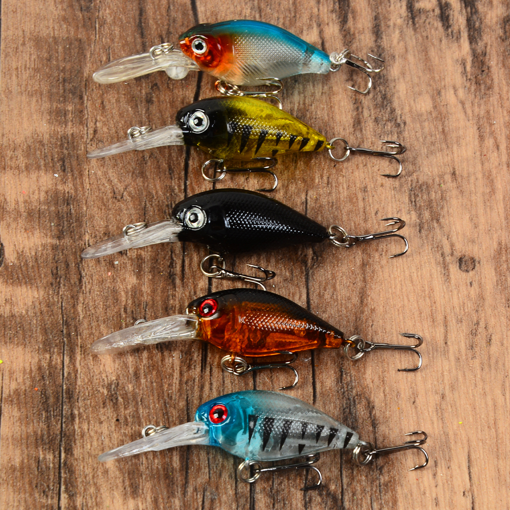 Fishing Lure Crankbait - 5pcs Fishing Lure Crankbait Topwater Artificial
