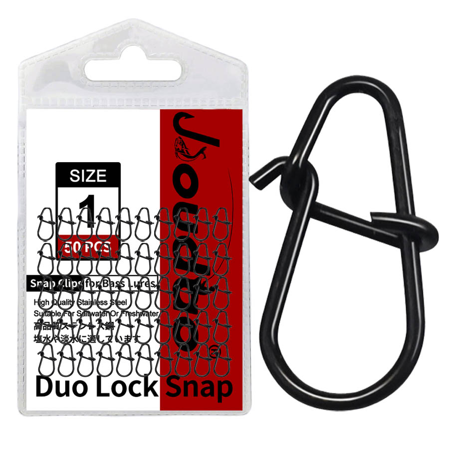 Fishing Lure Crankbait - 50Pcs Crankbait Snaps Stainless Steel Duo