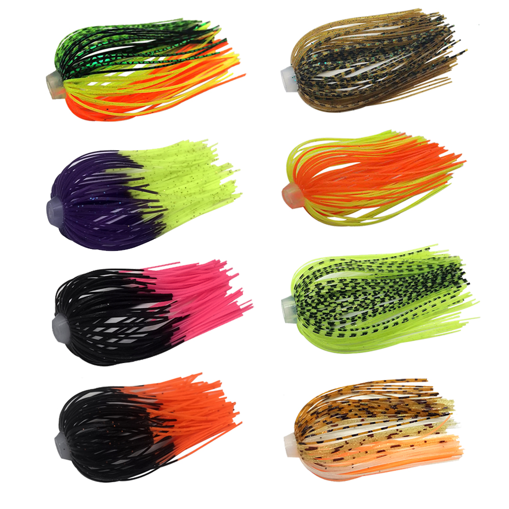 Fishing Lure Buzzbait - 5 pcs/lot 88 Strands 64mm Silicone