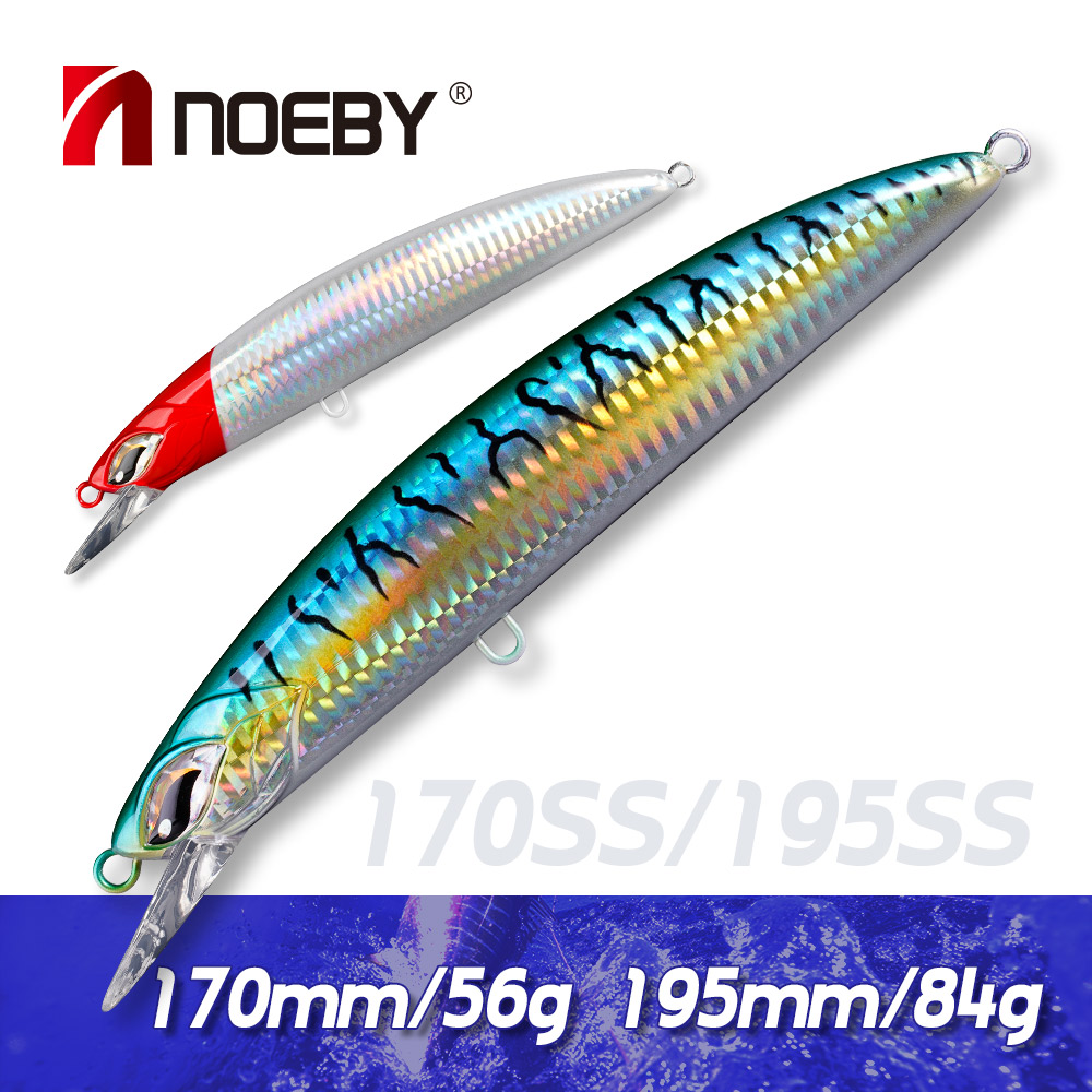 Fishing Lure Jerkbait - NOEBY Heavy Sinking Minnow Lure 170mm