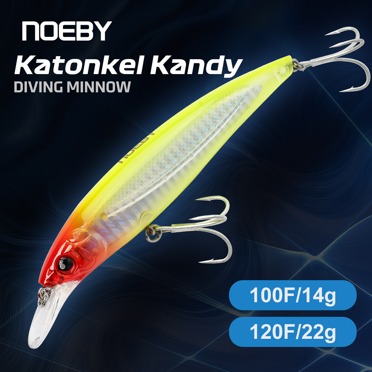 Fishing Lure Jerkbait - NOEBY Minnow Fishing Lure 100mm 14g