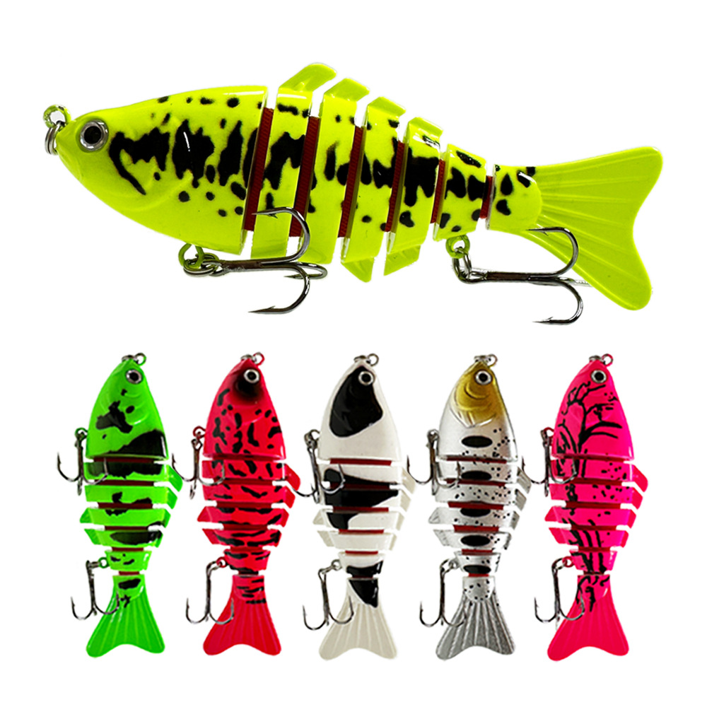 Fishing Lure Popper - 1pc Multi-segment Hard Lure 10cm 15g