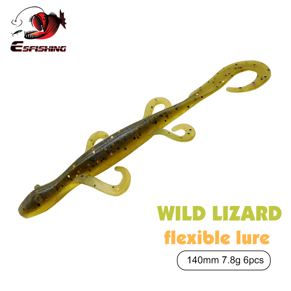 Fishing Lure Swimbait - ESFISHING Fishing Lures Wild Lizard 140mm