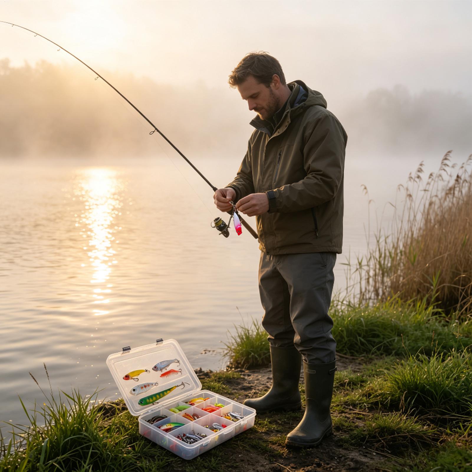 Fishing Countdown Calendar 24  - Fishing Lure Kit 评论和价格
