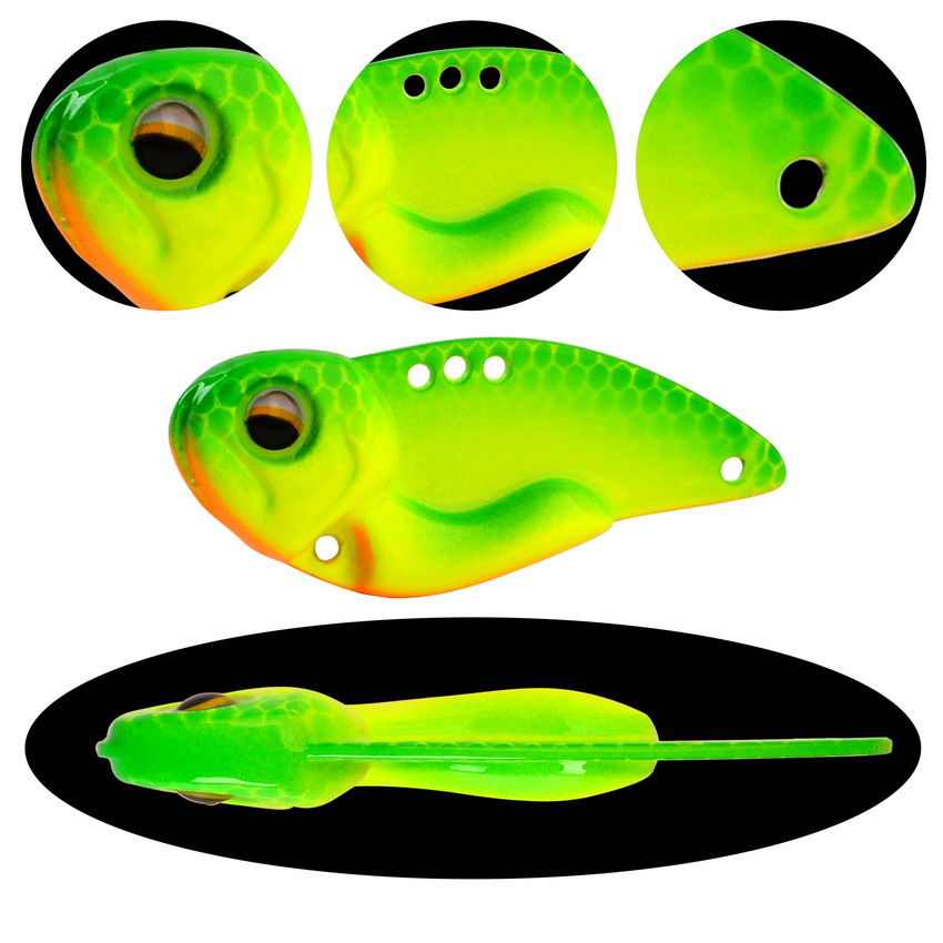 6pcs Metal VIB Fishing Lures 7 - Fishing Lure Blade Bait 评论和价格