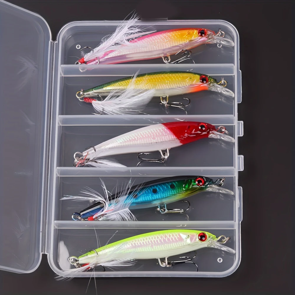 Laser 3D Eyes Bionic Minnow Fi - Fishing Lure Box 评论和价格