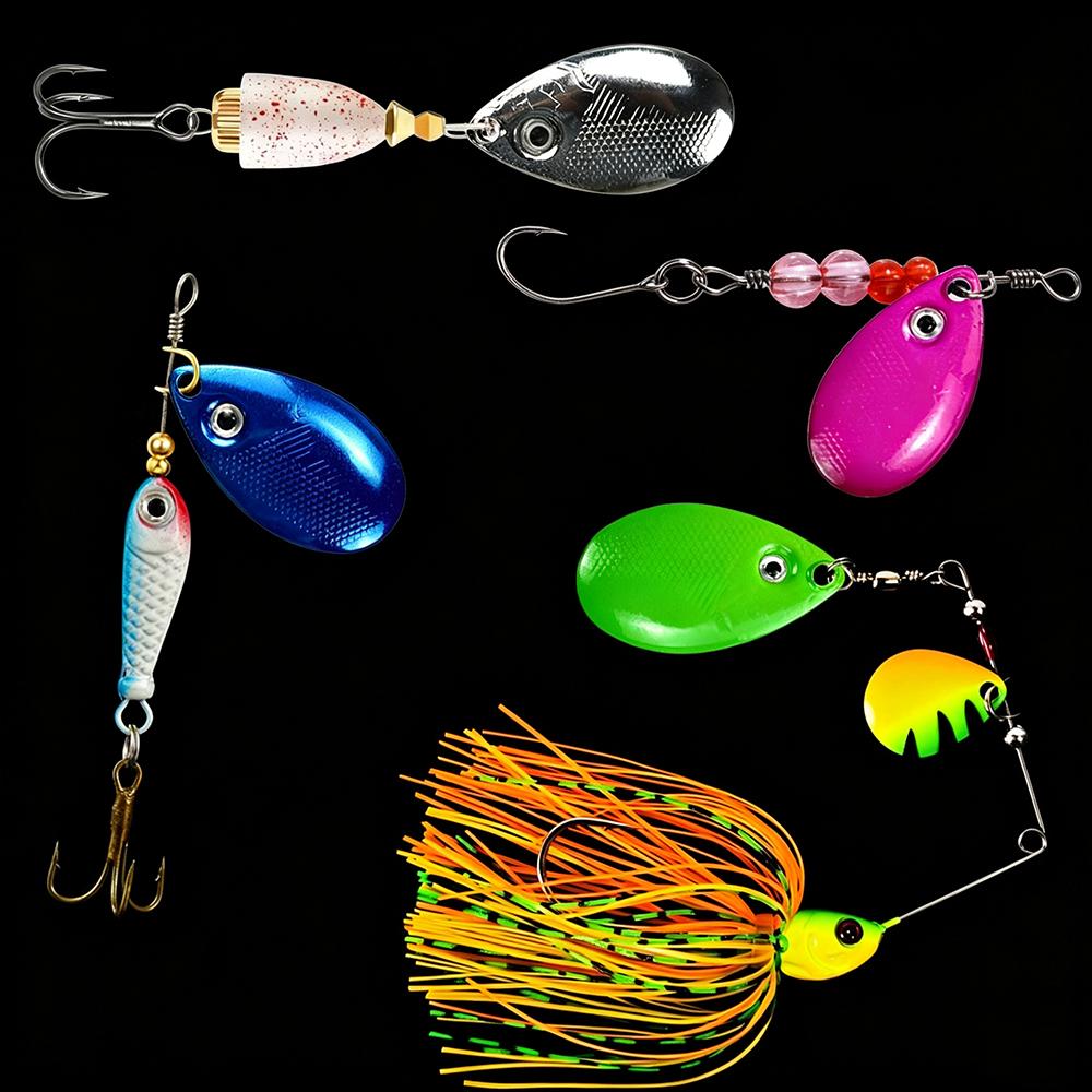 42Pcs Colorful Metal Fishing S - Fishing Lure Blade Bait 评论和价格