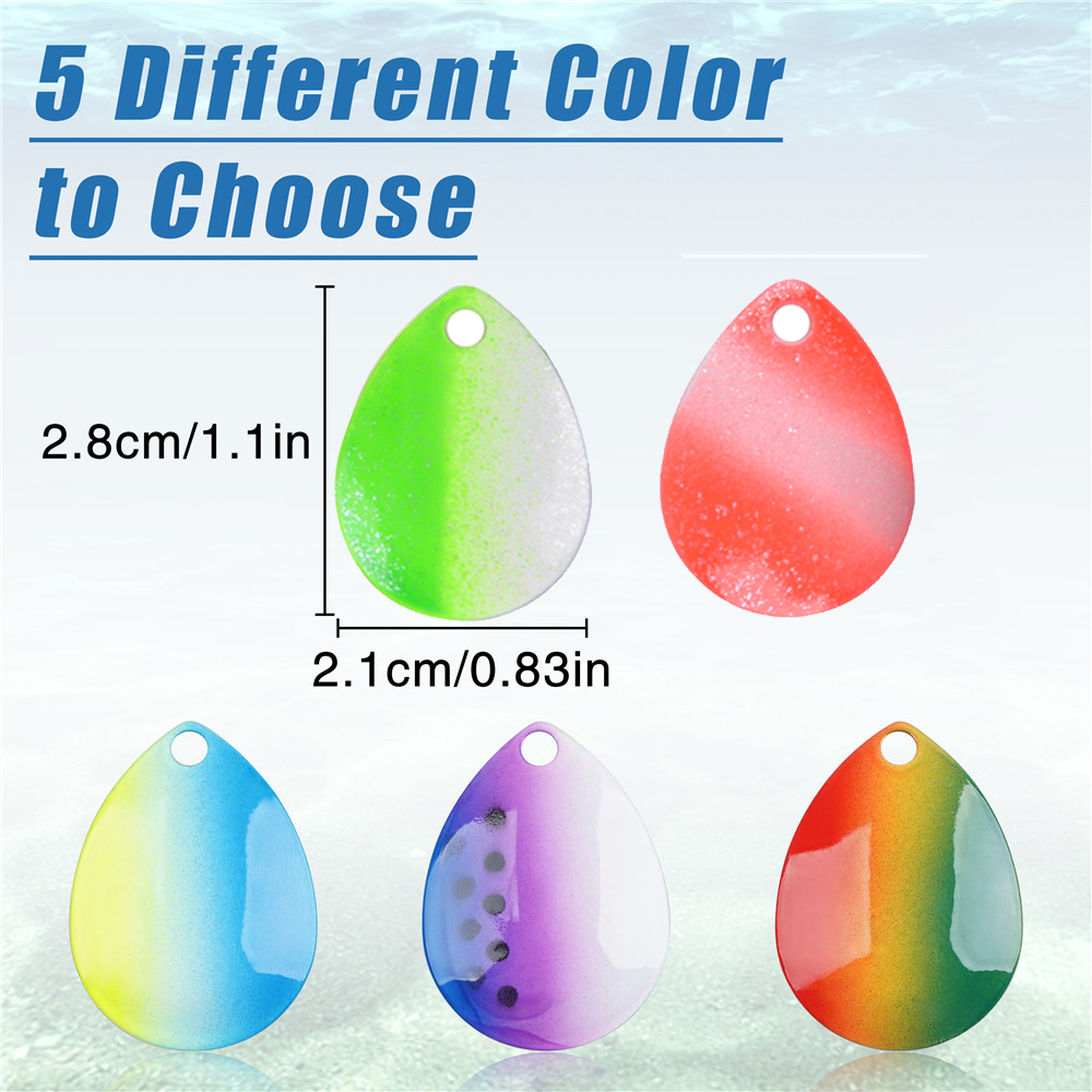 25Pcs fishing lures spinnerbai - Fishing Lure Blade Bait 评论和价格