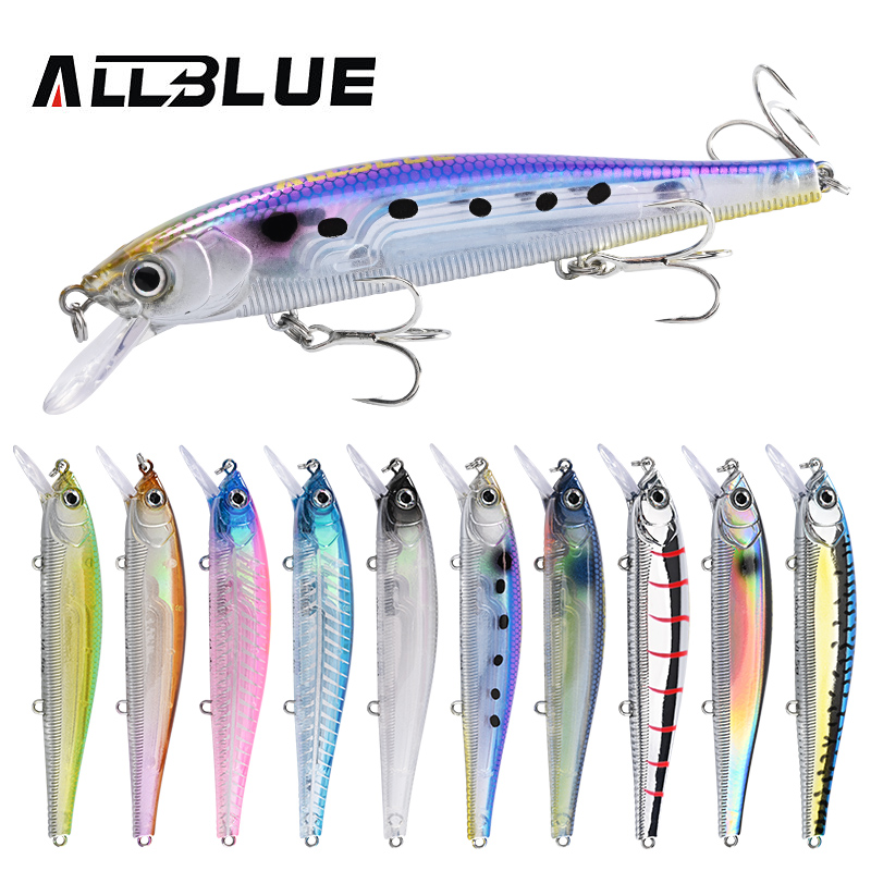 ALLBLUE 3D Jerkbait Wobbler Fi - Fishing Lure Jerkbait 评论和价格