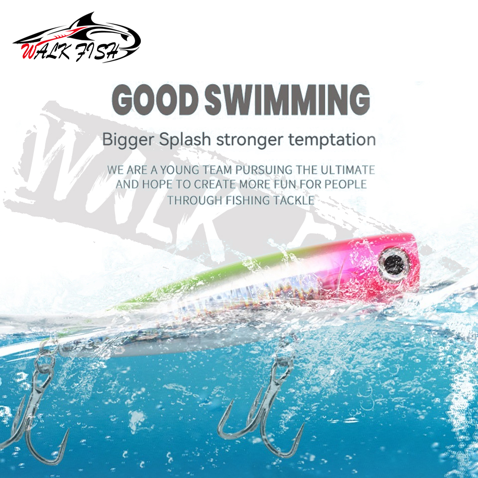 WALK FISH 1Pcs 110mm 25g Float - Fishing Lure Popper 评论和价格
