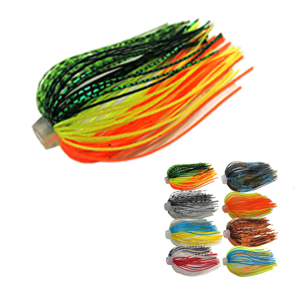 5 pcs/lot 88 Strands 64mm Sili - Fishing Lure Buzzbait 评论和价格