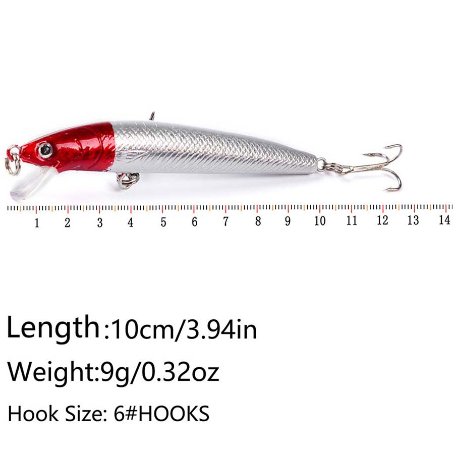 10PCS Jerkbait Minnow Swimbait - Fishing Lure Jerkbait 评论和价格