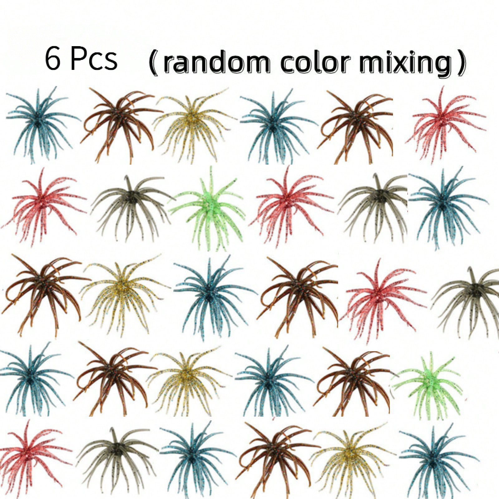 6Pcs Fishing Sea Urchin Soft L - Fishing Lure Topwater 评论和价格