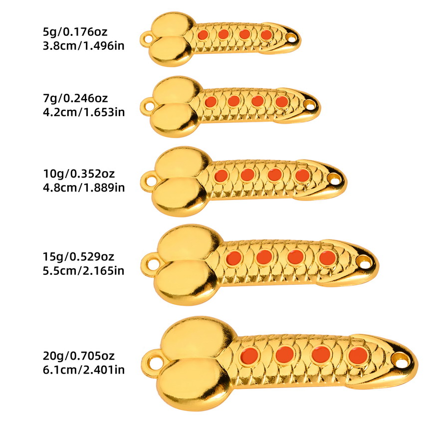 Metal Spoon Penis Shape Fishin - Fishing Lure Spinnerbait 评论和价格