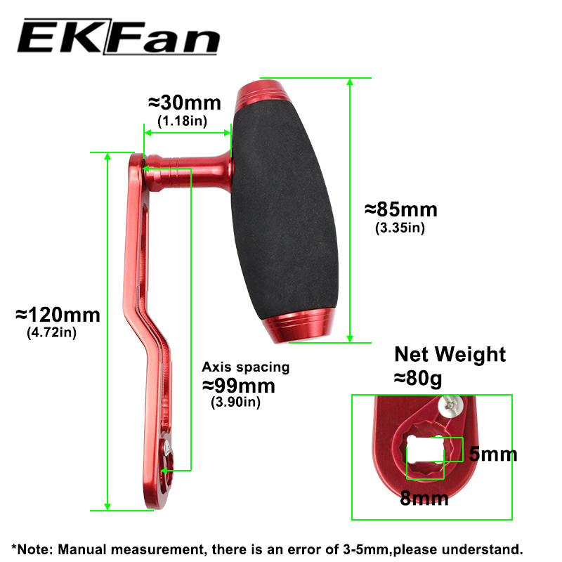 EKFan 120MM Aluminum Alloy Typ - Fishing Lure Jig 评论和价格