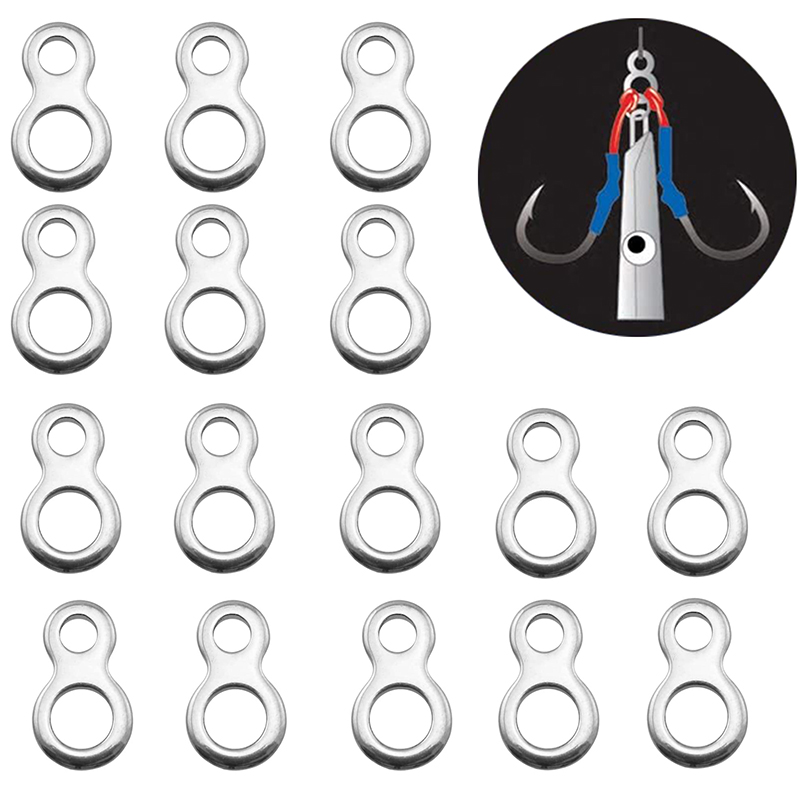 10-50Pcs Stainless Steel Fishi - Fishing Lure Jig 评论和价格
