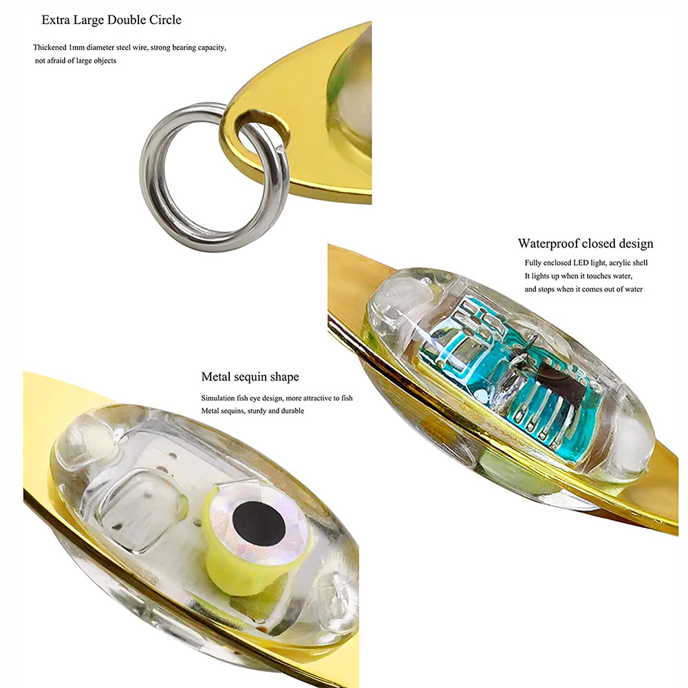 PRO BEROS LED Fishing Deep Dro - Fishing Lure Spoon 评论和价格