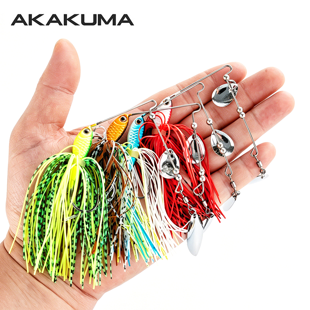 4pcs 18g Spinnerbait Fishing L - Fishing Lure Blade Bait 评论和价格
