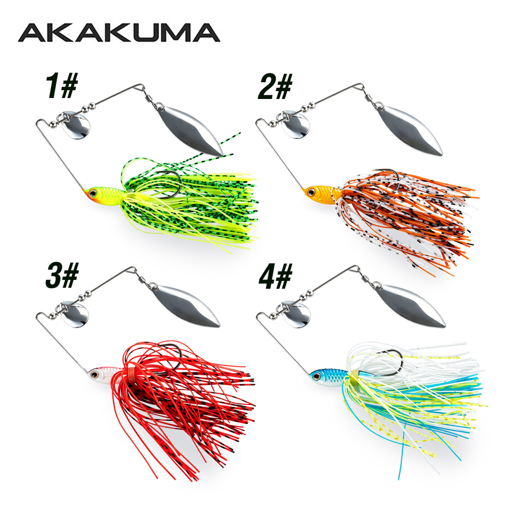 4pcs 18g Spinnerbait Fishing L - Fishing Lure Blade Bait 评论和价格