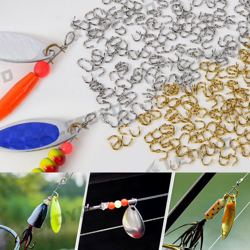 LETOYO 100pcs Folded Clevises  - Fishing Lure Spinner 评论和价格