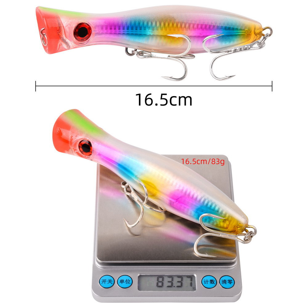 1pc 43g/83g Big Popper Floatin - Fishing Lure Popper 评论和价格