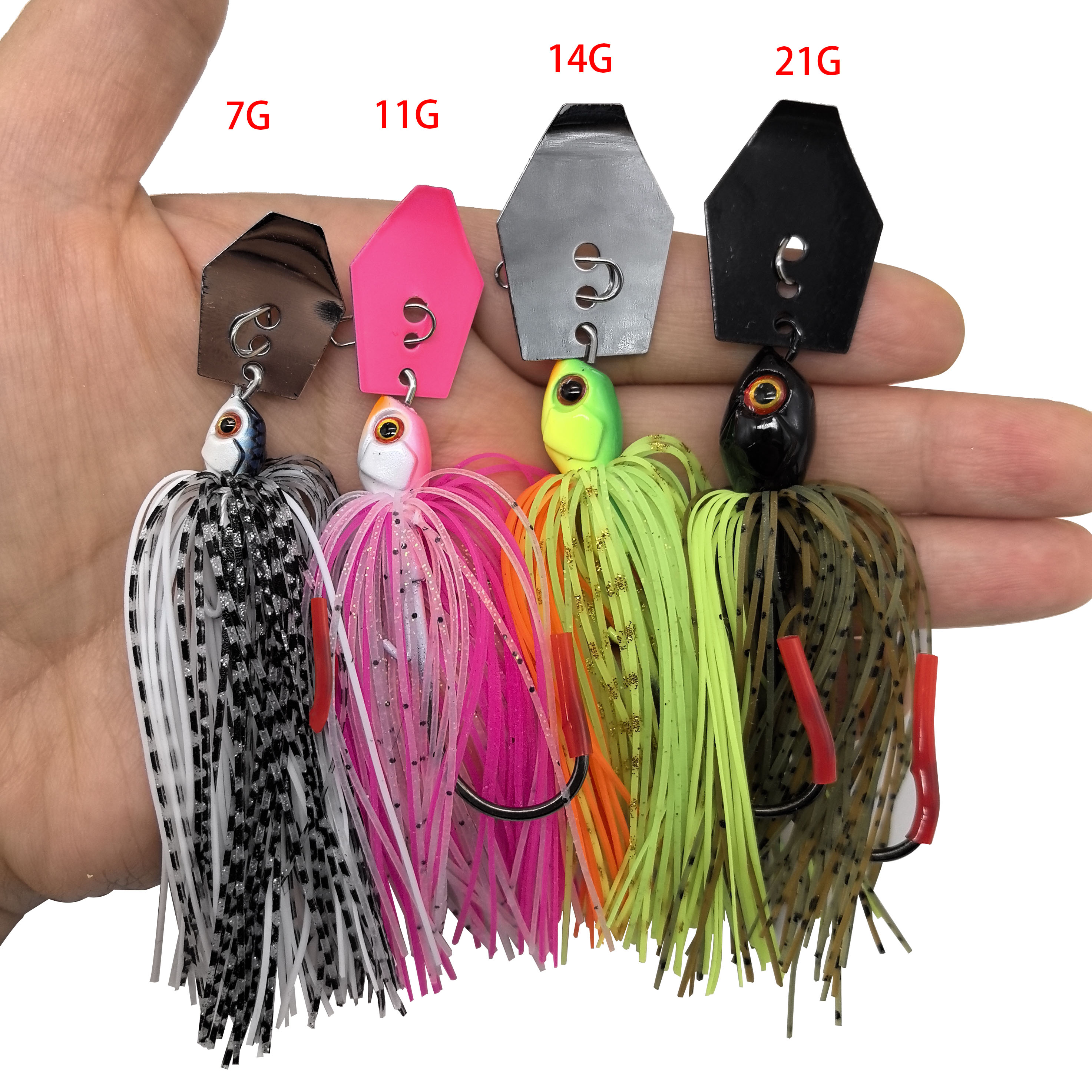 Mycena 7G/9G/11G/14G/21G fishi - Fishing Lure Blade Bait 评论和价格