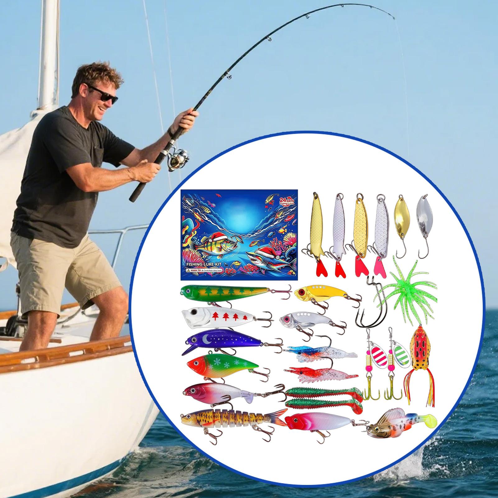 2026 Christmas Countdown Calen - Fishing Lure Kit 评论和价格
