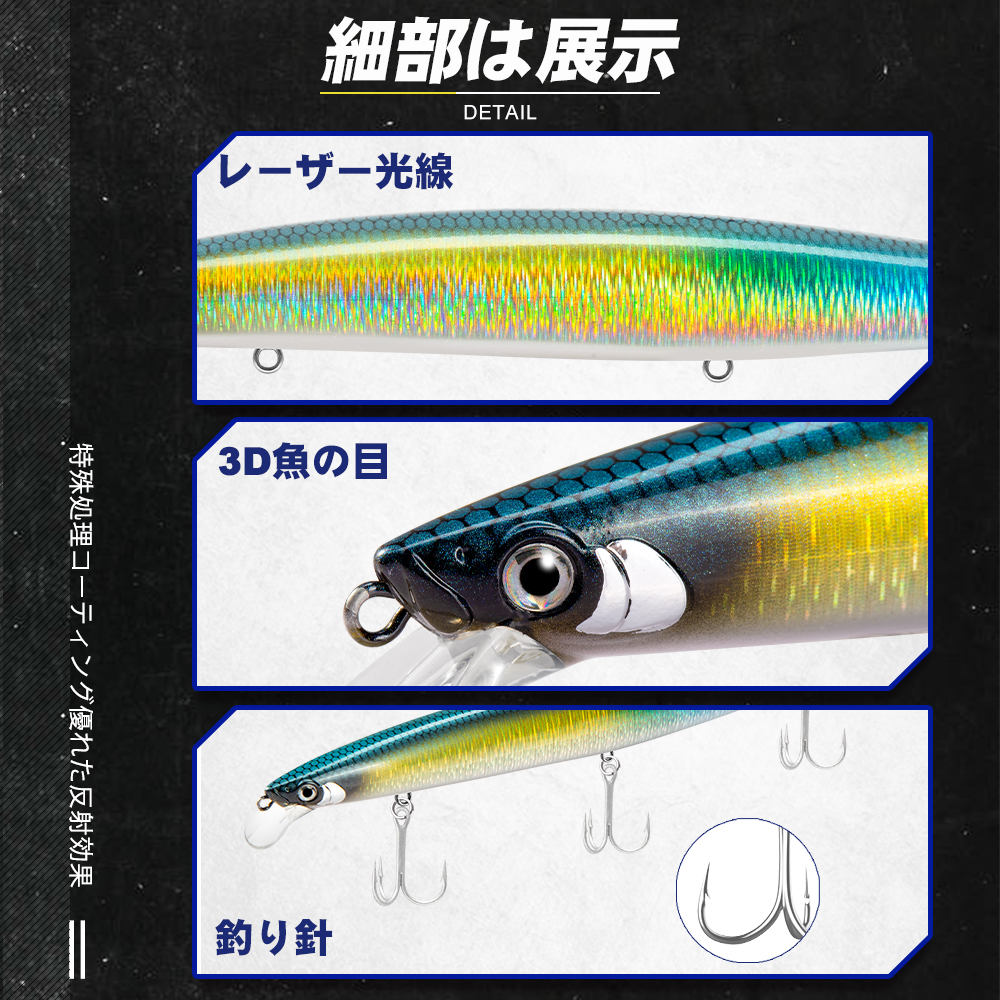 D1 Sea Fishing Lures 163mm 32g - Fishing Lure Buzzbait 评论和价格