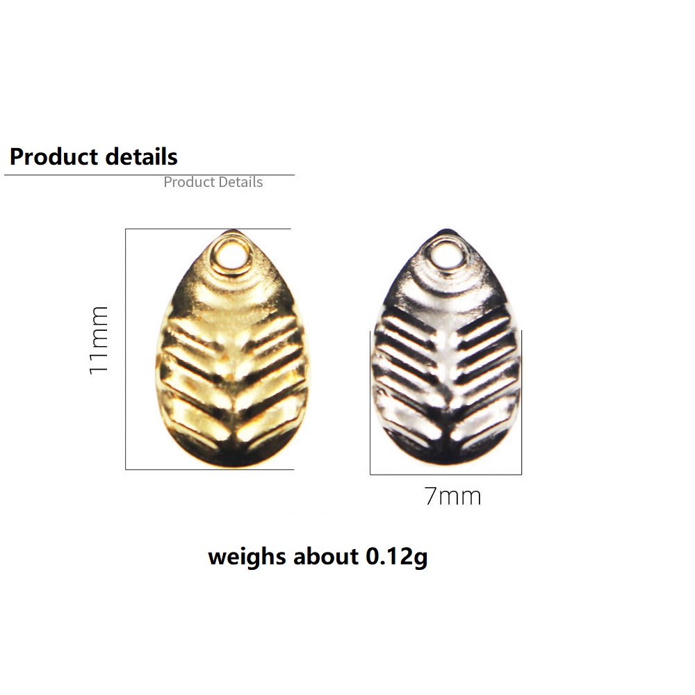 50Pcs/lot DIY Fishing Spinner  - Fishing Lure Spinner 评论和价格