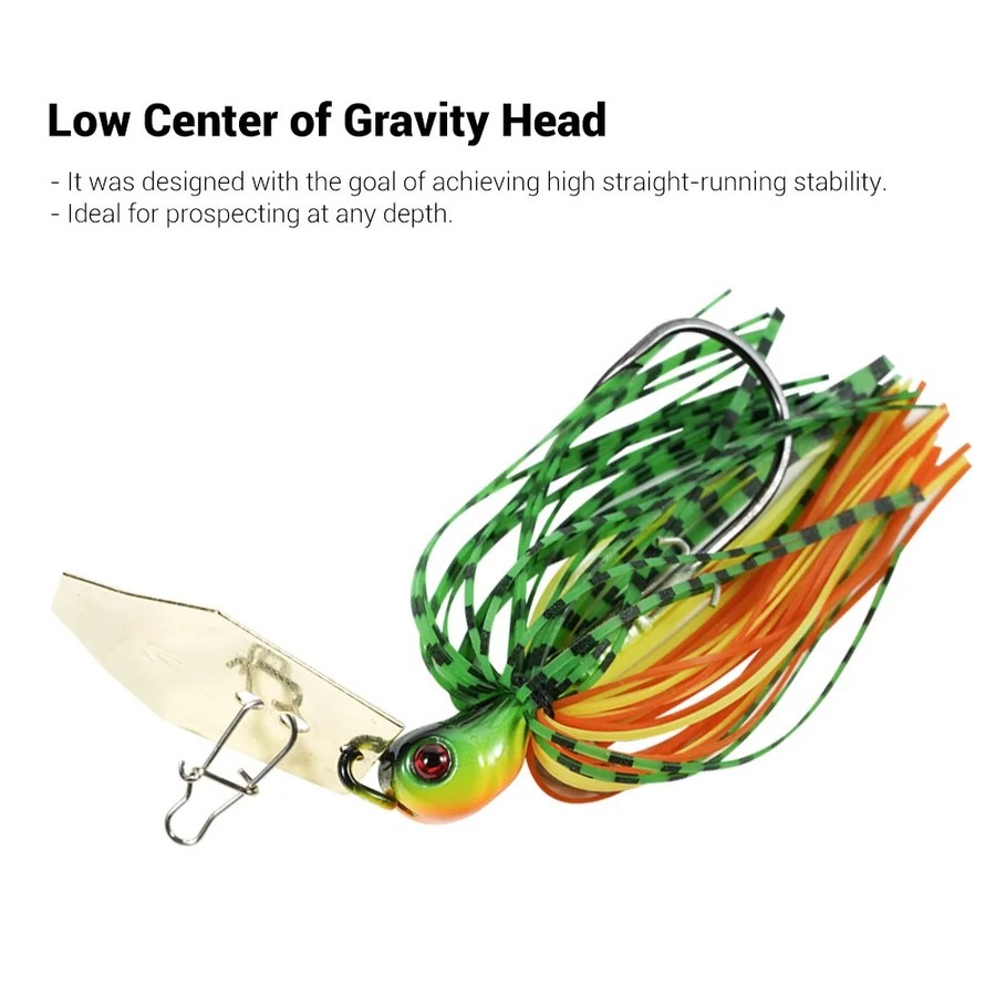 Noeby Chatterbait Bladed Jig 1 - Fishing Lure Blade Bait 评论和价格