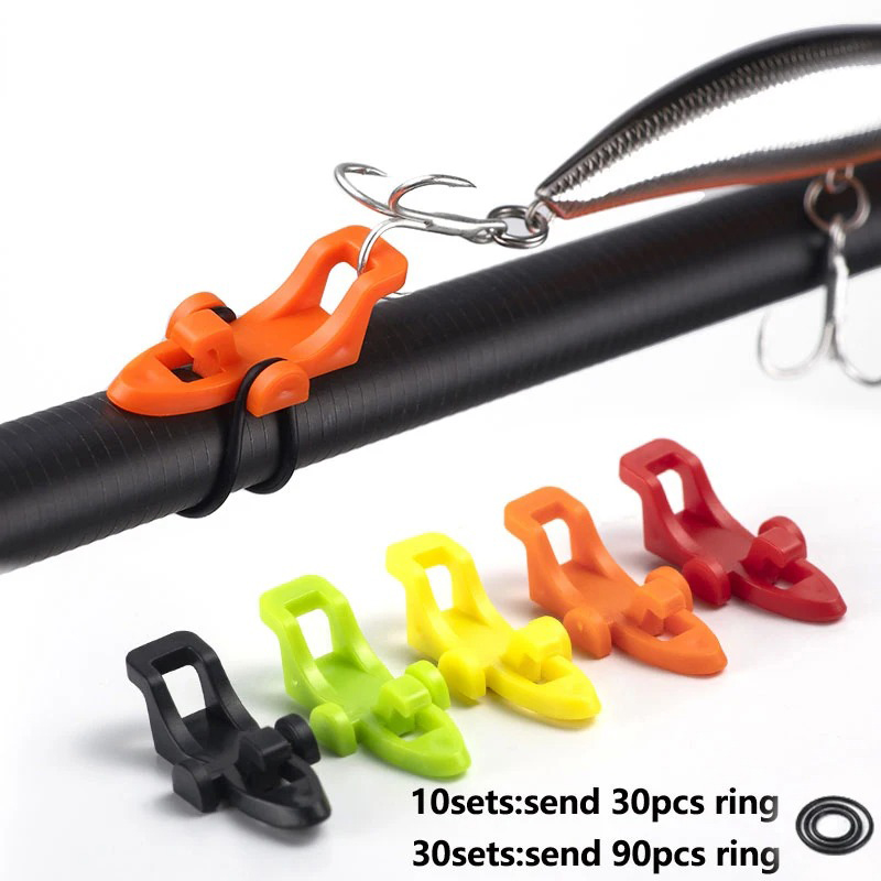 1-10pcs Fishing Rod Pole Hook  - Fishing Lure Jig 评论和价格
