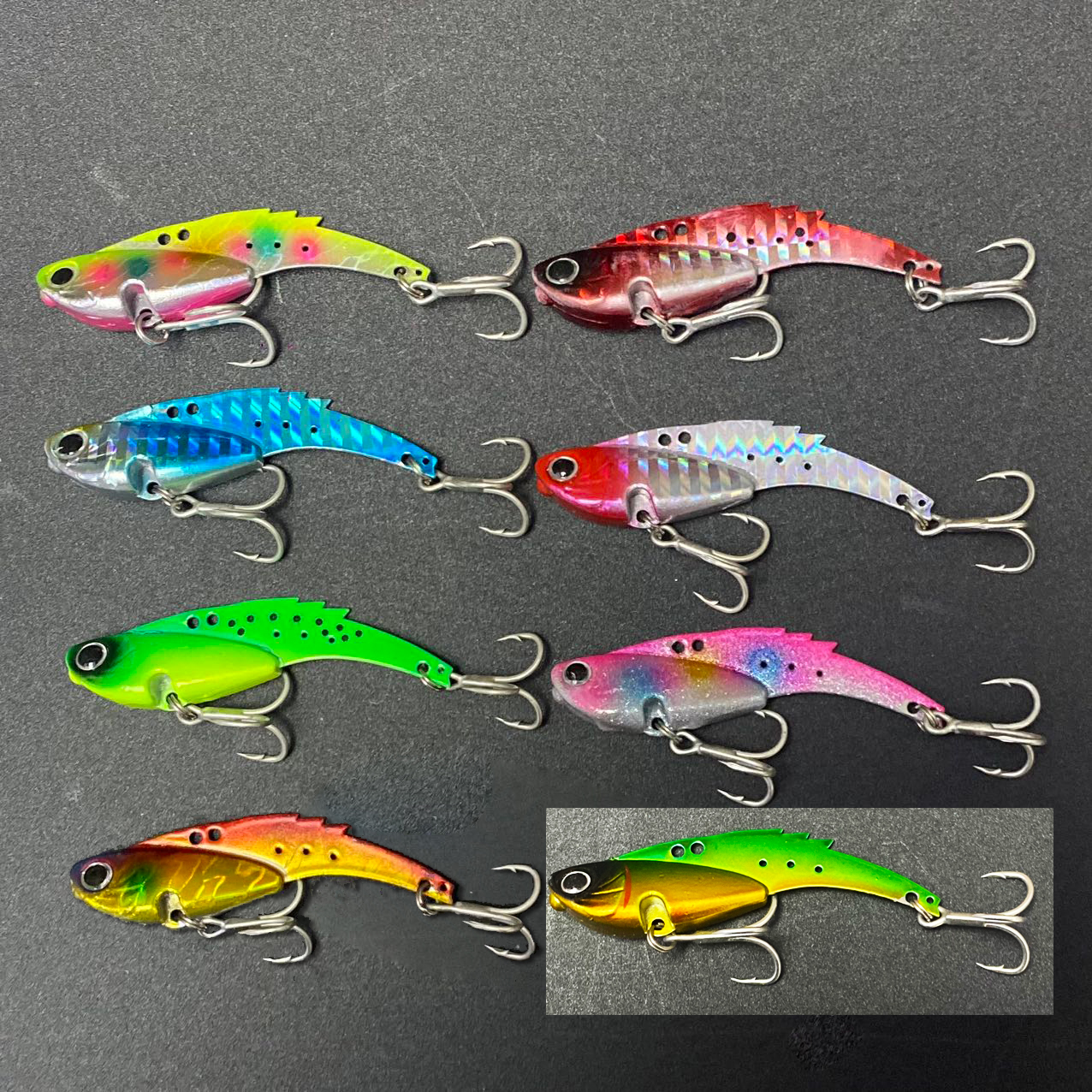 1pcs Metal Blade Vib 67MM 26.4 - Fishing Lure Blade Bait 评论和价格