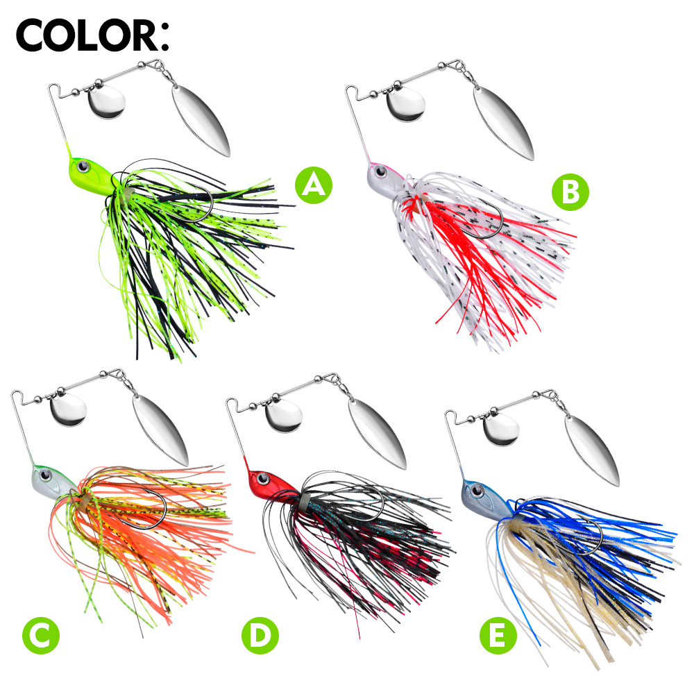 Proberos 10/14g Spinner Bait F - Fishing Lure Blade Bait 评论和价格