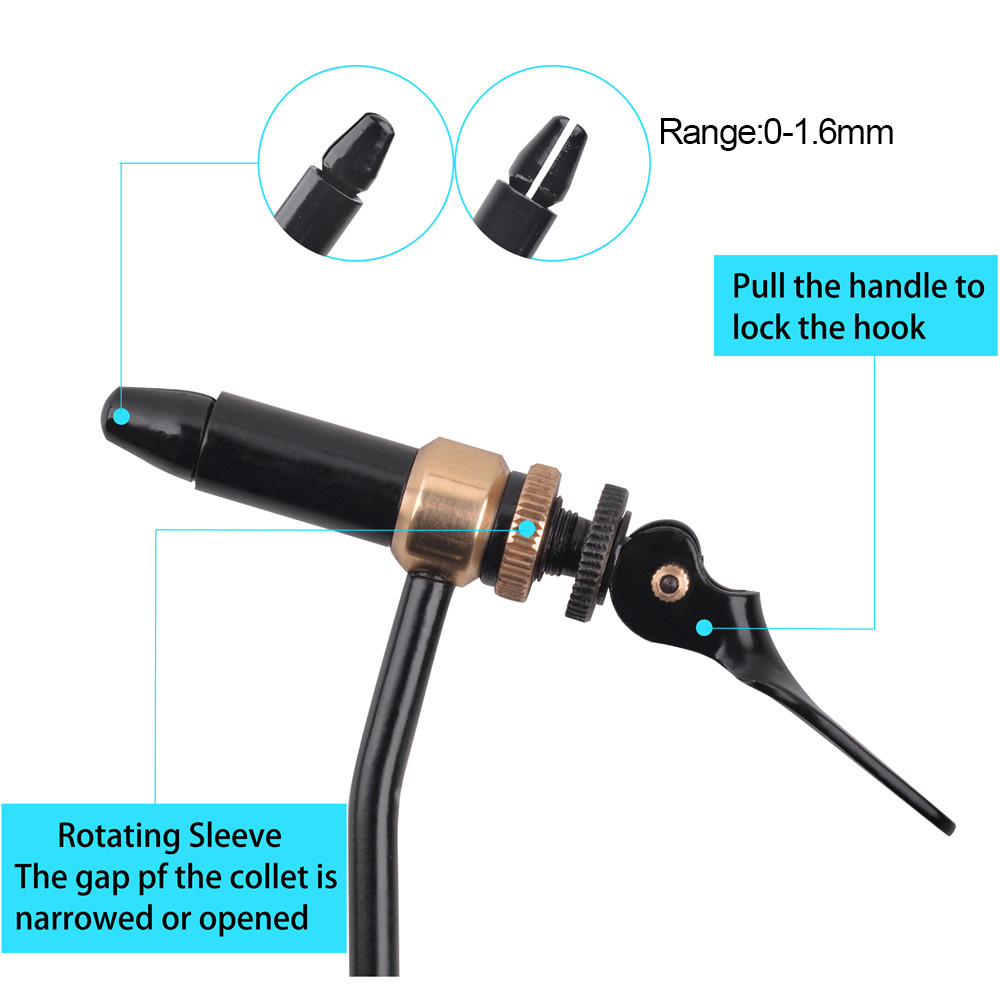 Rotary Fly Tying Vise Tool Saf - Fishing Lure Jig 评论和价格