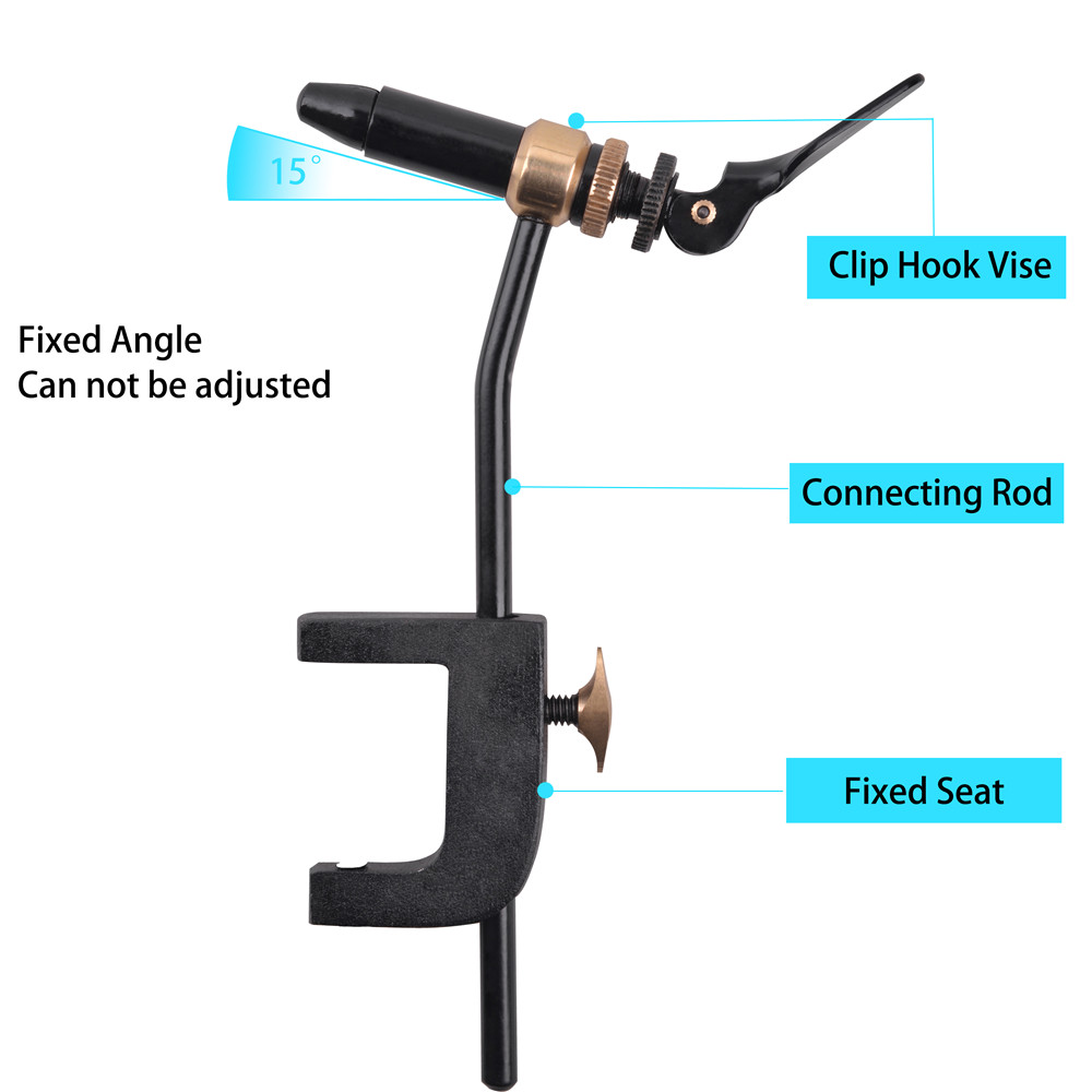 Rotary Fly Tying Vise Tool Saf - Fishing Lure Jig 评论和价格