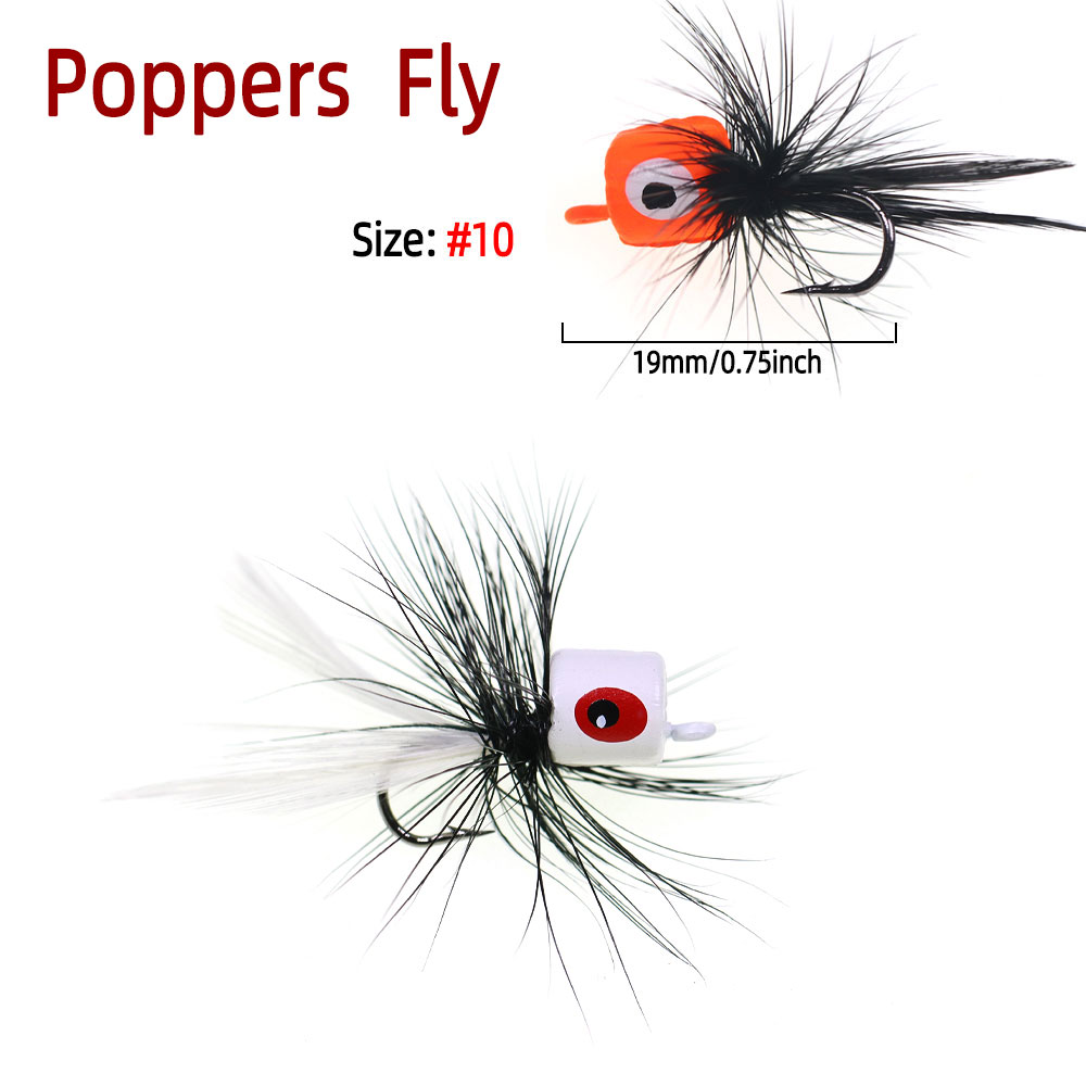 4pcs Size #10 Bass Panfish Pop - Fishing Lure Popper 评论和价格
