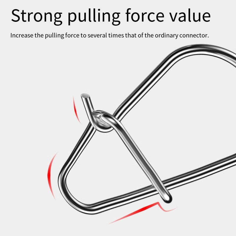 50/100PC New Fishing Snaps Fis - Fishing Lure Crankbait 评论和价格