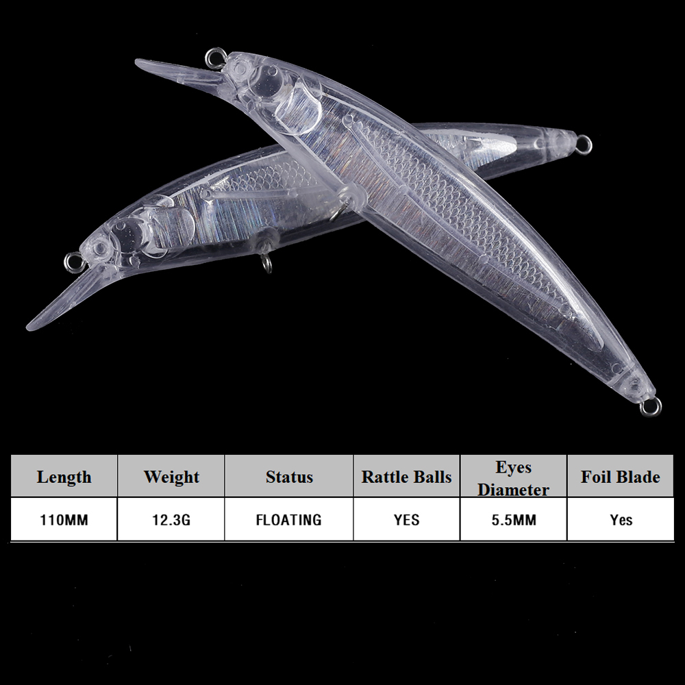 Chan’sHuang 20PCS Unpainted Bl - Fishing Lure Blade Bait 评论和价格