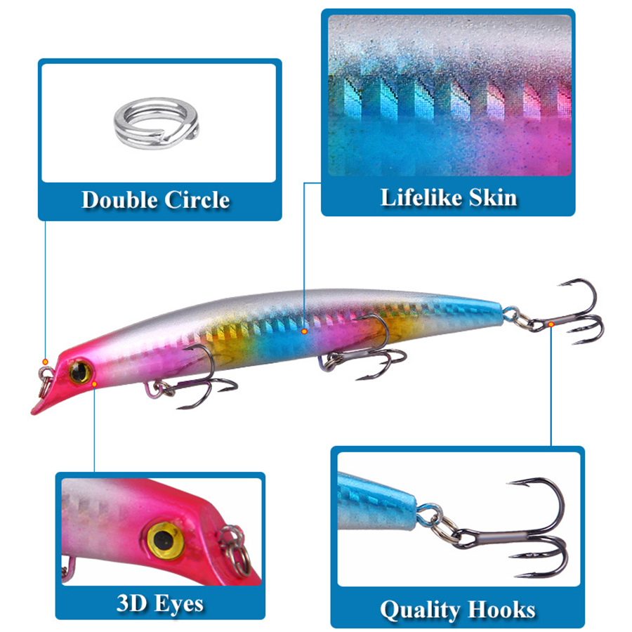 6pcs Crankbaits Fishing Lures  - Fishing Lure Swimbait 评论和价格