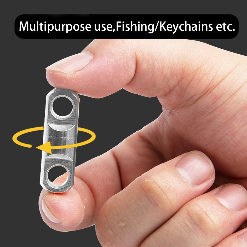 10pcs Solid Swivels for Fishin - Fishing Lure Spinner 评论和价格