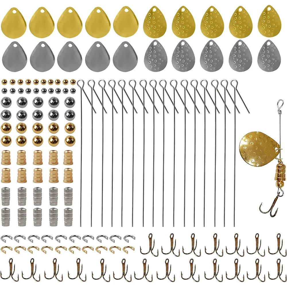 140Pcs Fishing Lures Making Ki - Fishing Lure Blade Bait 评论和价格