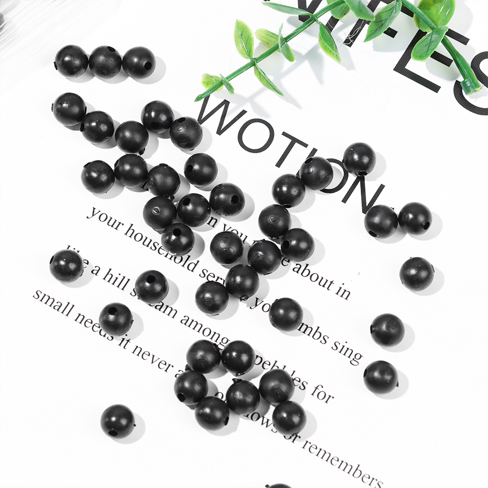 100pcs/lot Fishing Beads Space - Fishing Lure Soft Plastic 评论和价格