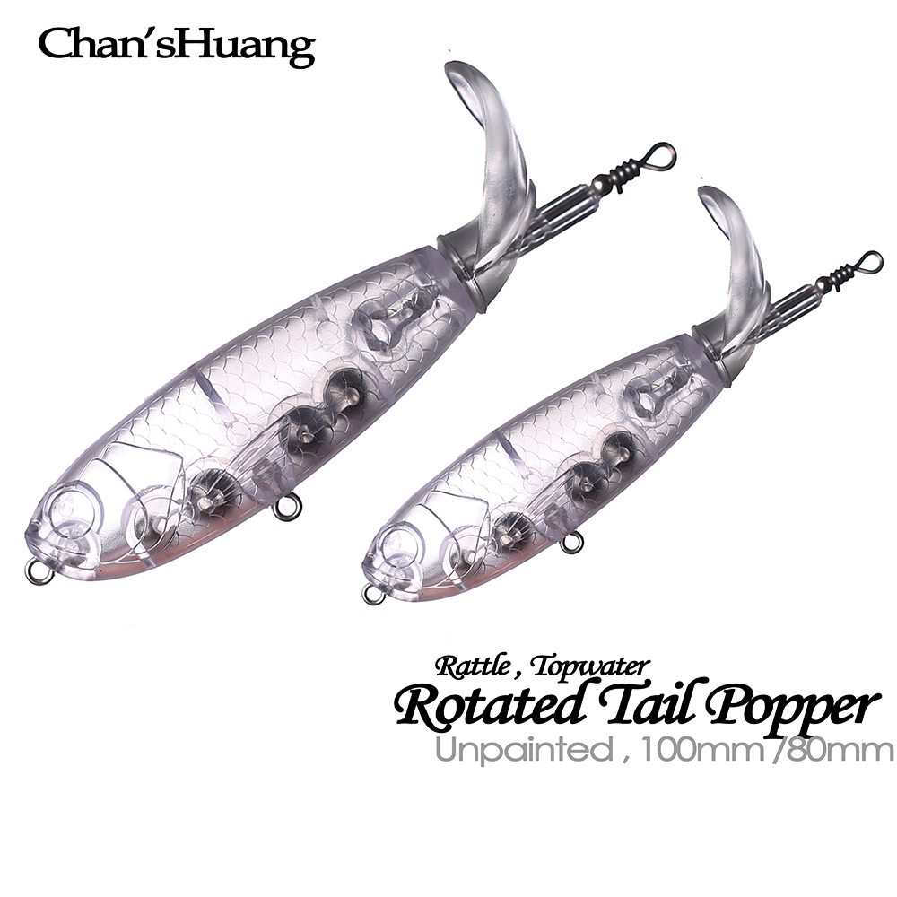 Chan’sHuang 20PCS Unpainted Bl - Fishing Lure Popper 评论和价格